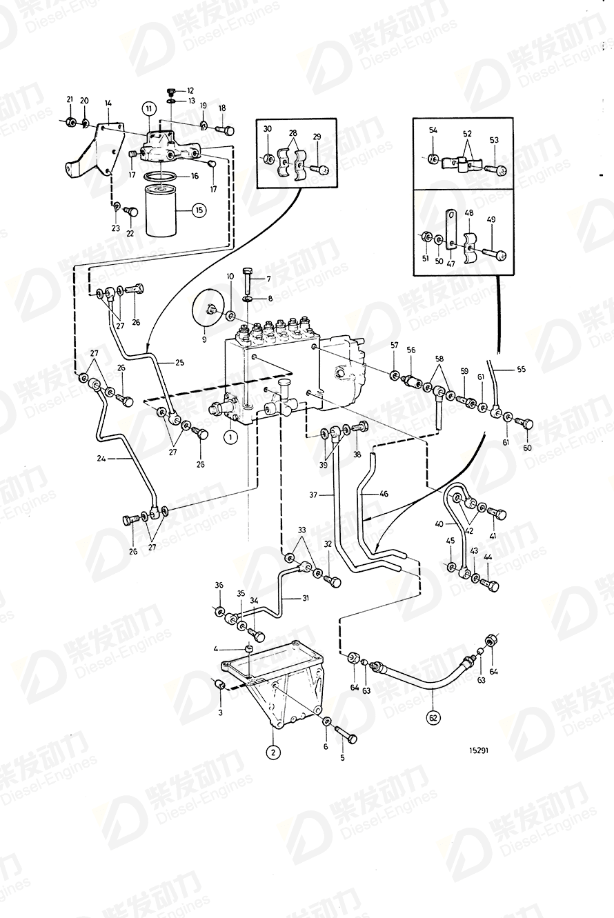 volvo penta Injection pump 3826534 Drawing volvo penta Injection pump 3826534 Drawing